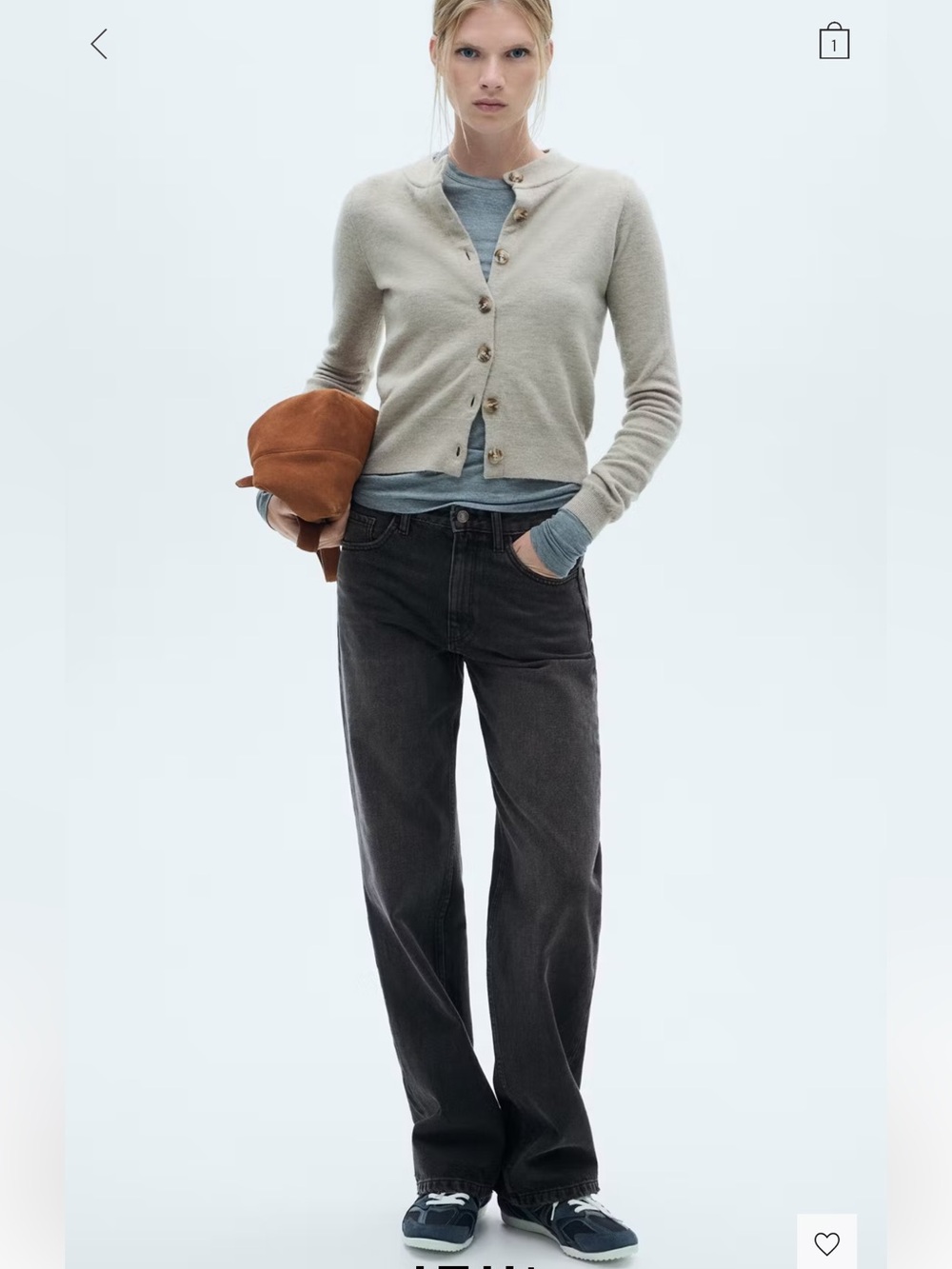 Mid-Rise Straight Jeans